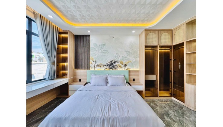 SIÊU PHẨM SMART HOME 5 TẦNG,  GÒ VẤ, CÓ THANG MÁY, XE HƠI NGỦ TRONG NHÀ. NHÀ MỚI ĐẸP KHÔNG TỲ VÉT. GIÁ CHỈ NHỈNH 10 TỶ